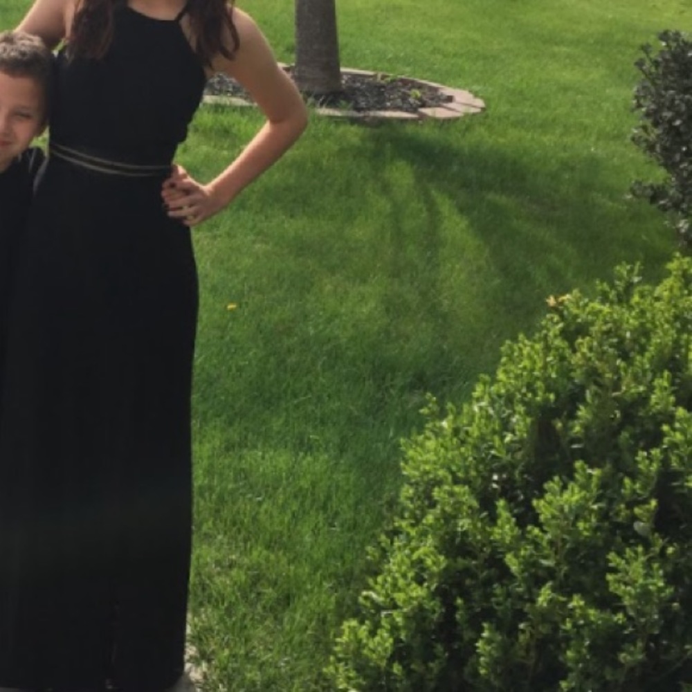 black dress